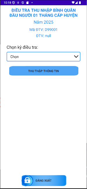Điều tra thu nhập 2025 Screenshot 2
