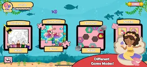 Mermaid Coloring Game Screenshot 2