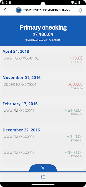 Community Commerce Bank Screenshot 1