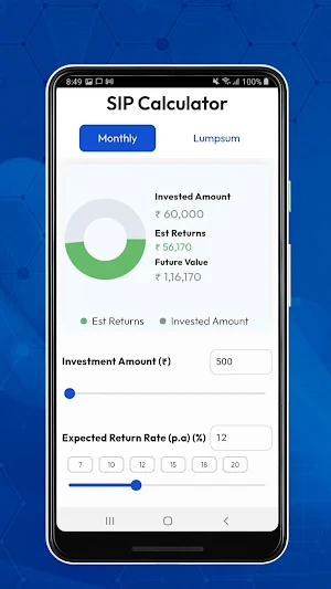 SIP Calculator Screenshot 0