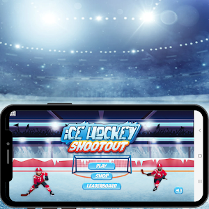 Ice Hockey Shootout Game Screenshot 0