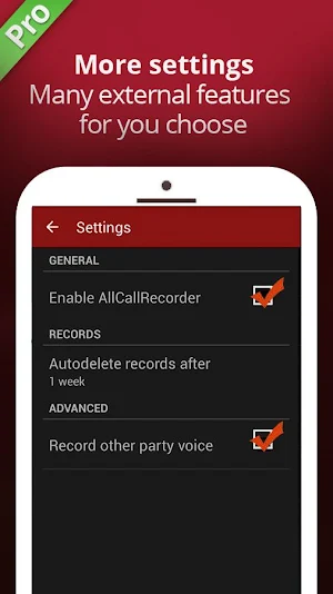 All Call Recorder Automatic Lite Screenshot 1