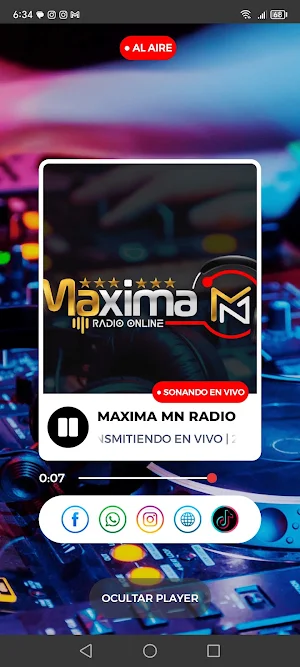 Maxima MN Radio Screenshot 2