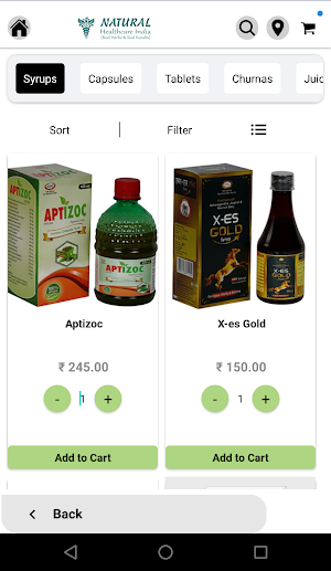 Natural Healthcare India Screenshot 1