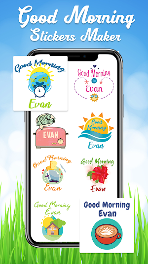 Good Morning Stickers Maker Screenshot 1