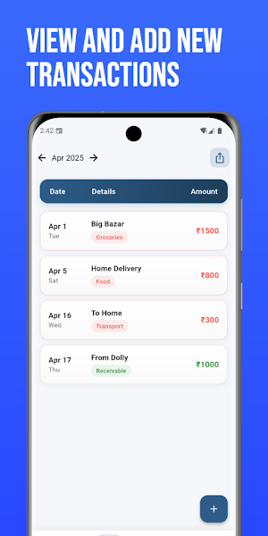 Budget Tracker Expense Manager Screenshot 2