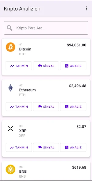 Kripto Analiz Yapay Zeka İle Screenshot 1