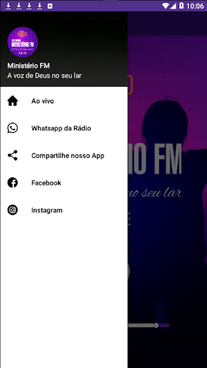 Web Rádio Ministério FM Fortaleza Screenshot 1