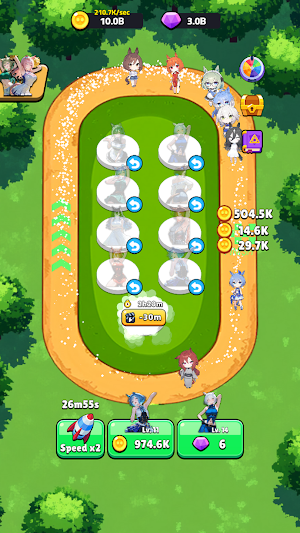 Merge Race Girl Screenshot 1