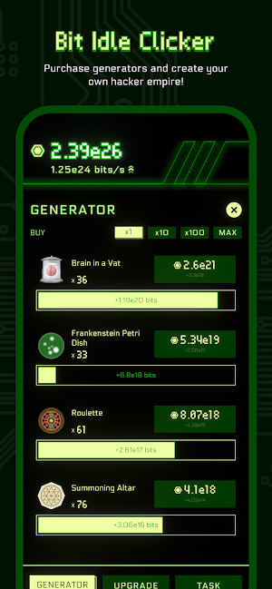 Bit Idle Clicker screenshot 3