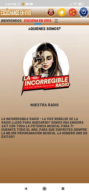 La Incorregible Radio Screenshot 2