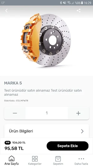 Yedek Parça Otomotiv Screenshot 0
