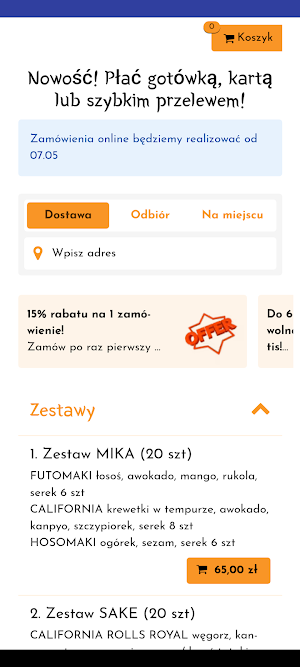Takeout Sushi Screenshot 0