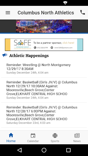Columbus North Athletics Screenshot 0