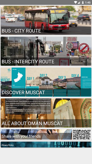 MUSCAT OMAN BUS ROUTE TOUR GUIDE マスカット 马斯喀特 阿曼 Screenshot 0