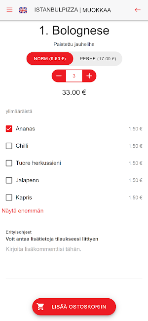 Istanbul Pizza Screenshot 2