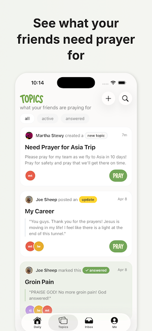 Flock - Pray with Friends Screenshot 2