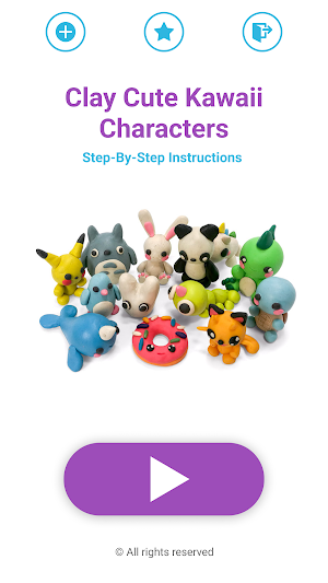 Clay Cute Kawaii Characters Screenshot 0