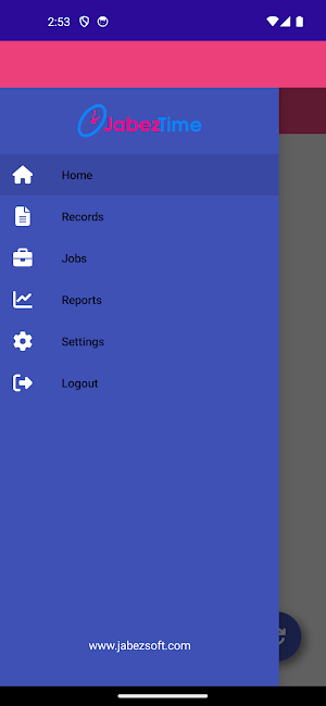 Jabez TimeClock Screenshot 1