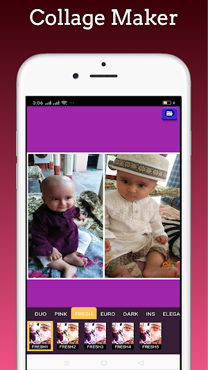 Vmate Photo Editor - Image Frame and Collage Maker Screenshot 1