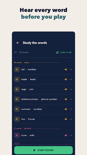Norwegian Nouns: En Ei Et Screenshot 1