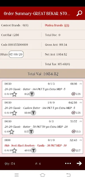 UAT: XnappSales Parle Supervisor Screenshot 2