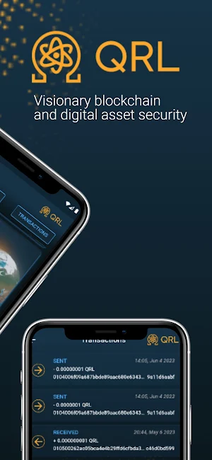 QRL Mobile Wallet Screenshot 2