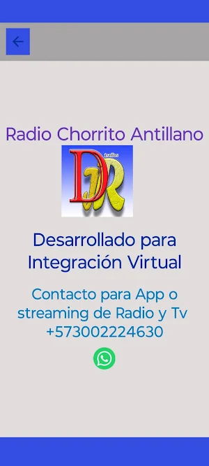 Radio Chorrito Antillano Screenshot 3