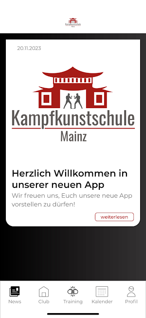 Kampfkunstschule Mainz Screenshot 2