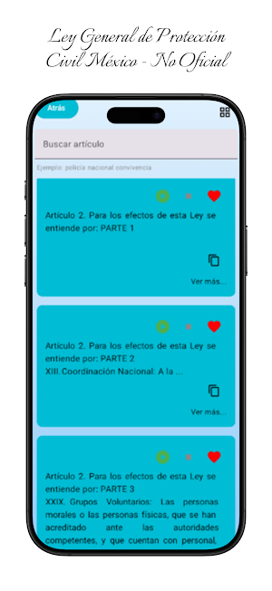 Ley General Protección Civil Screenshot 2