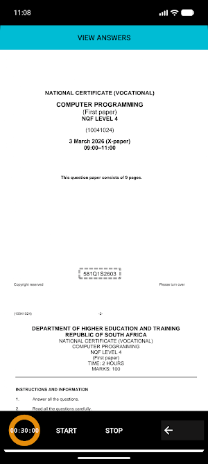 TVET NCV Computer Programming Screenshot 1