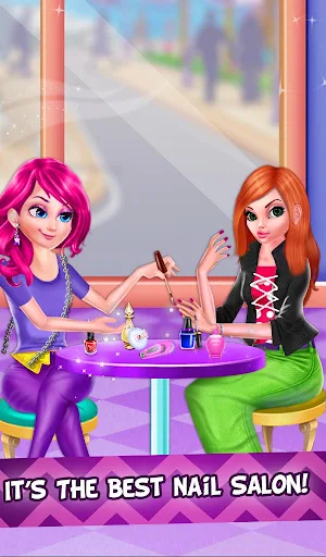 Fashion Doll Nail Art Salon Games Screenshot 2