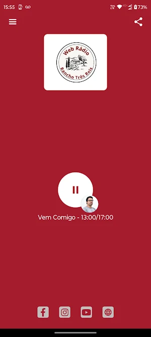 Web Rádio Rancho Três Reis Screenshot 2