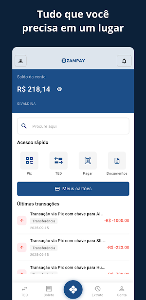 ZamPay - Seu Banco Digital Screenshot 0