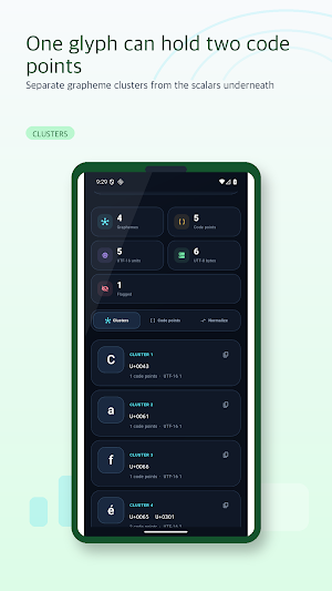 CodepointDeck: Text Inspector Screenshot 1