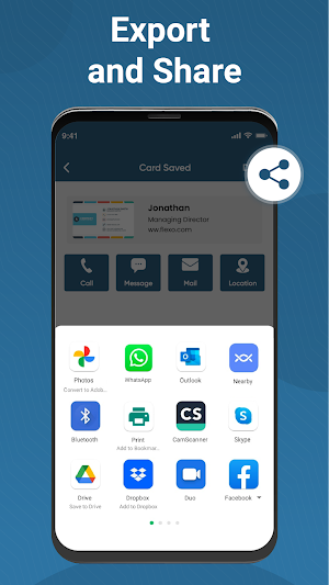 Business Card Scanner App Screenshot 3