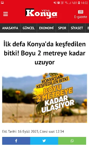 Yeni Konya Gazetesi Screenshot 1