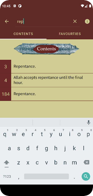 200 Golden Hadiths Screenshot 1