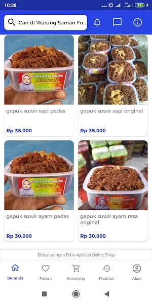 Warung SAMAN FOOD Screenshot 2