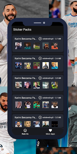 Benzema Animated WASticker Screenshot 3