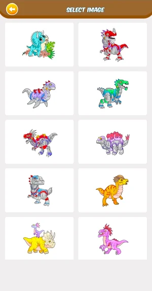 Dinosaur Coloring Game Screenshot 1