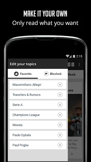 News on Juventus - Unofficial Screenshot 1
