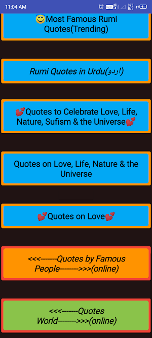 Rumi Quotes Offline Screenshot 0
