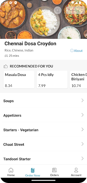 Chennai Dosa Croydon Screenshot 2