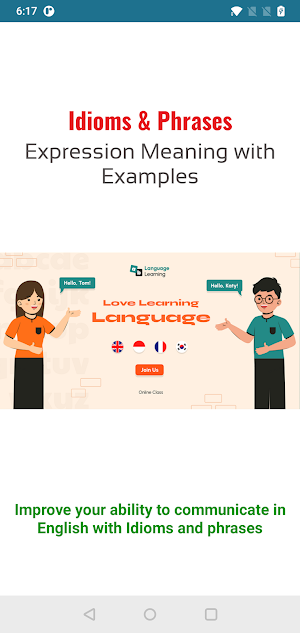 Idioms, Phrases & Expressions Screenshot 0