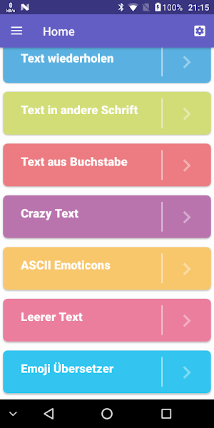 Schrift ändern Text stylish Screenshot 0