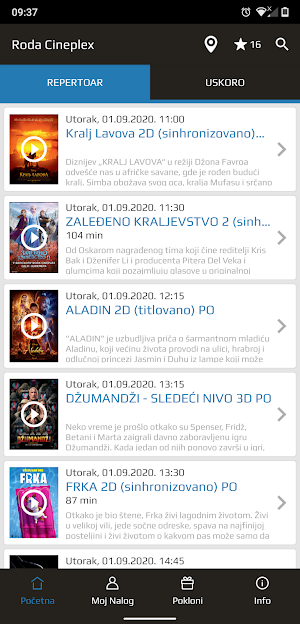 Roda Cineplex Screenshot 1