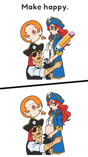 Draw Happy Pirates : Fun Game Screenshot 1