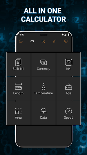 Calculator and Unit Converter Screenshot 0