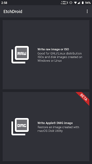 EtchDroid [NO ROOT] - Write ISOs and DMGs to USB Screenshot 3